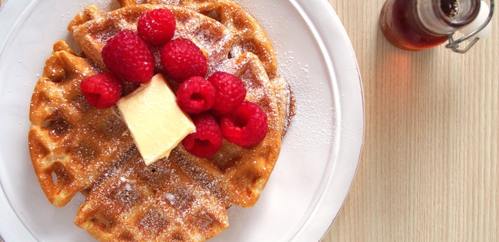 Waffles recipe with almond milk